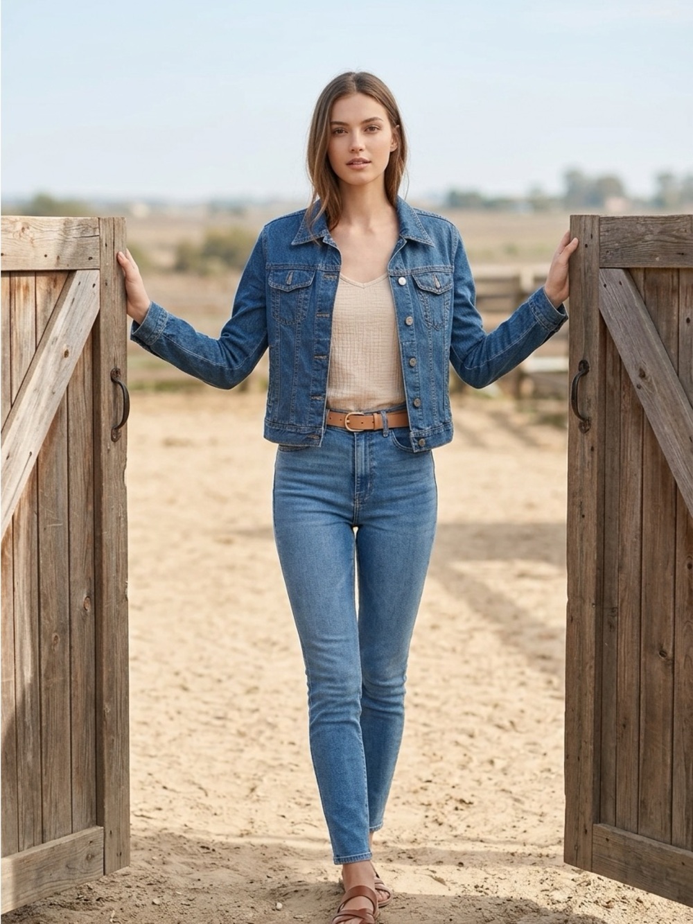 Old Navy Blue Denim Jacket - Classic Trucker Style